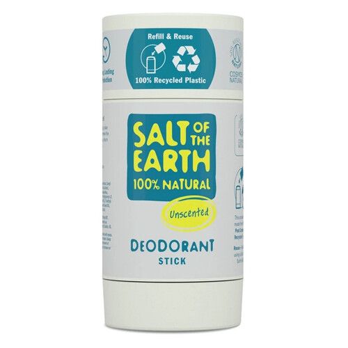Salt of the Earth Unscented Refillable Deodorant Stick
