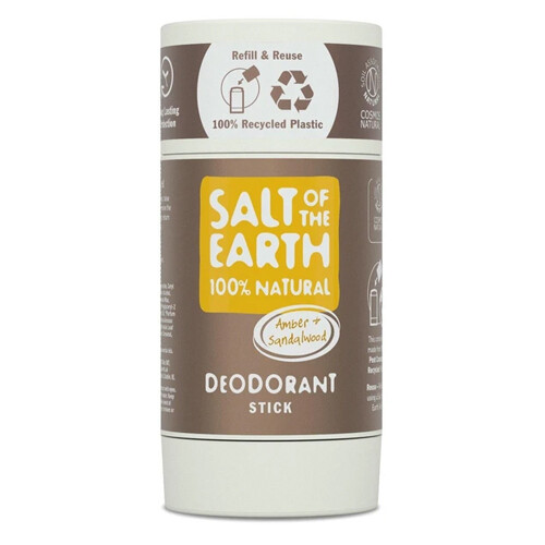 Salt of the Earth Amber &amp; Sandalwood Refillable Deodorant Stick