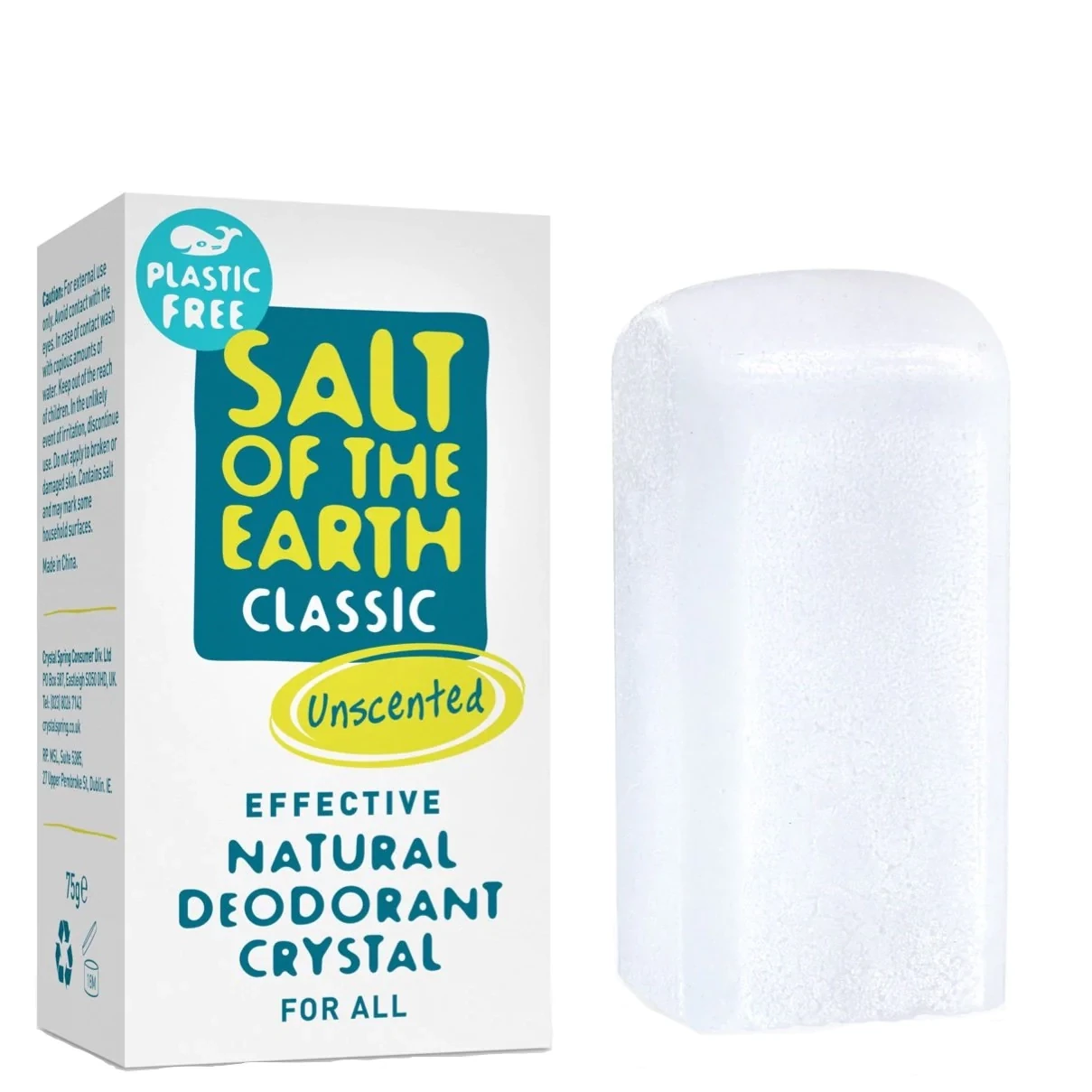 Salt of the Earth Unscented Natural Deodorant Crystal