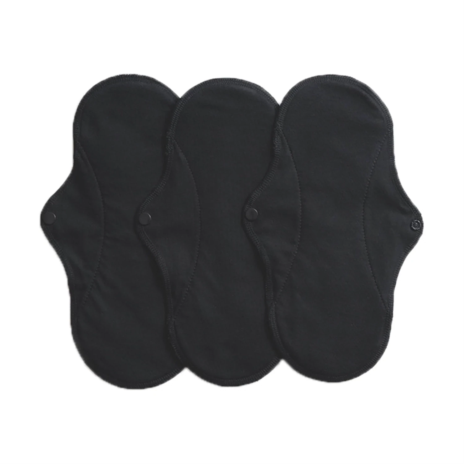 Reusable Panty Liners 3 Pack Classic Black