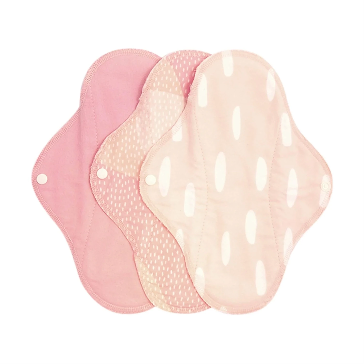 Reusable Sanitary Pads 3 Pack Classic Pink