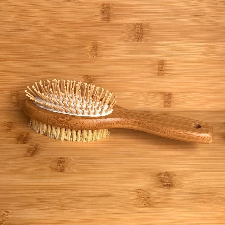 Bamboo Double Sided Hairbrush