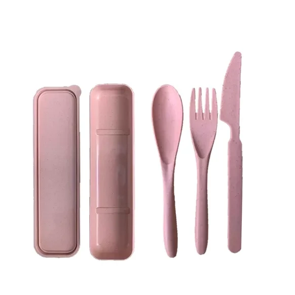 Bio-based Cutlery Set | Pink