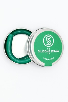 Reusable silicone straw