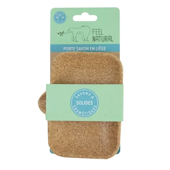 Cork soap dish