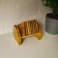 Bamboo Coaster Set