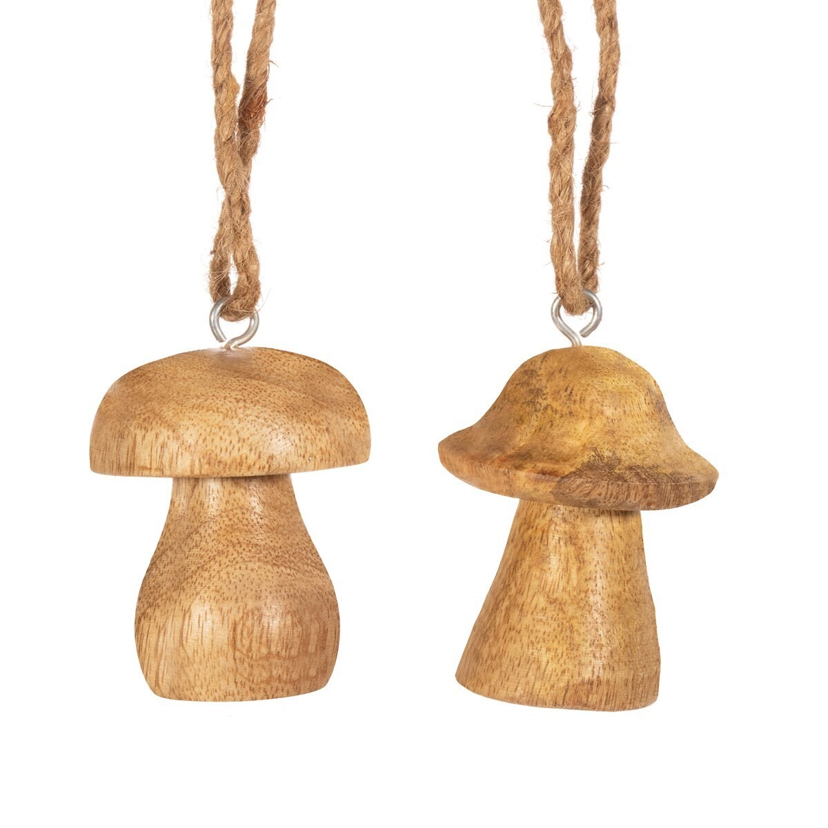 wooden mushroom hanging decoration