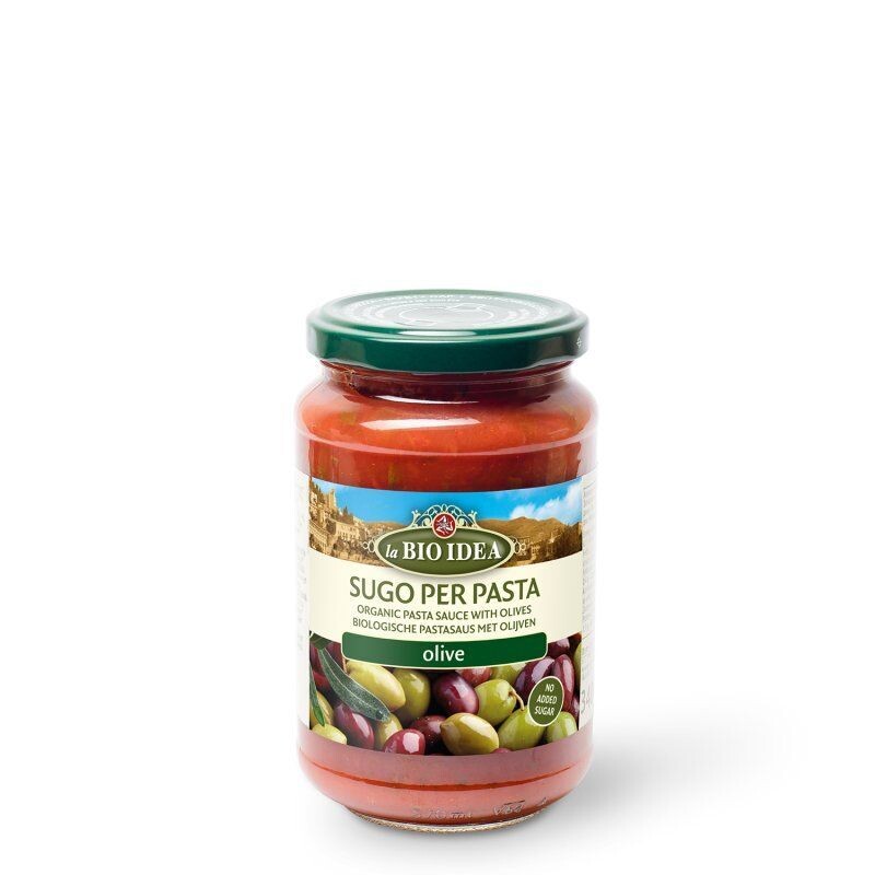 LBI OLIVES GREEN PITTED ORG. 165G