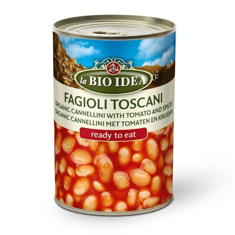 LBI TUSCAN BEANS 6X400G. ORG.