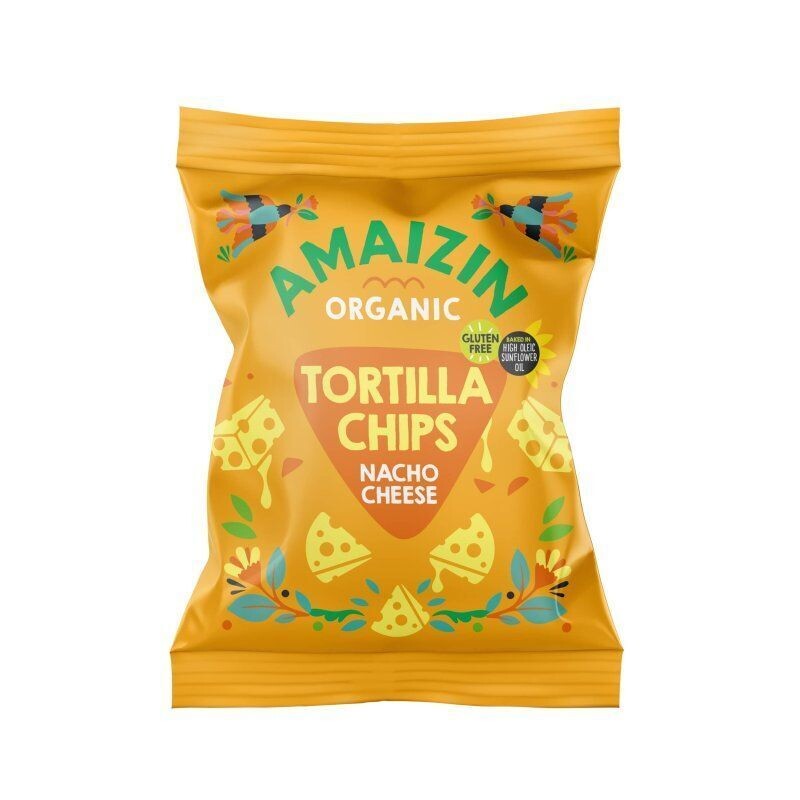 AMAIZIN NACHO CORN CHIPS ORG. 150GR