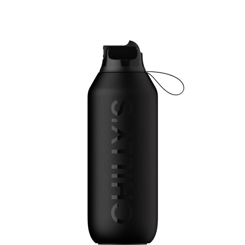 Chilly&#39;s S2 Flip 500ml Bottle Abyss Black