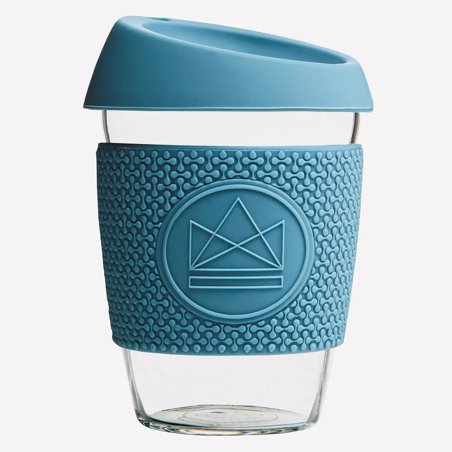Neon Kactus Reusable Glass Coffee Cup- 340ml