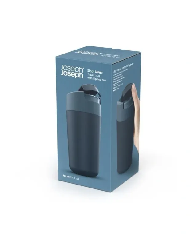 JJ Sipp Travel Mug Blue 340ml