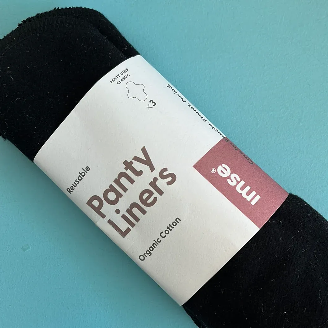 Imse vimse pantyliners (black)