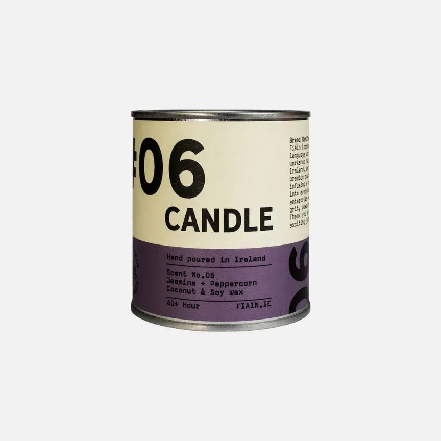 Fiain large candle #06 Jasmine+Peppercorn (40 hr)