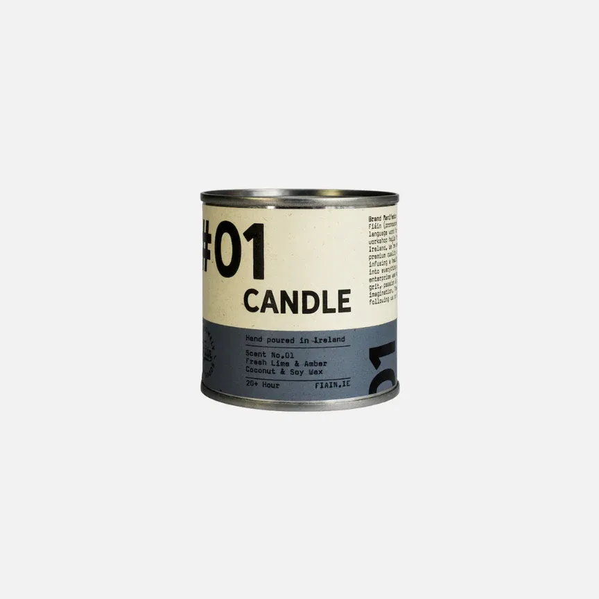 Fiain mini candle #01 Fresh lime &amp; amber (20 hr)