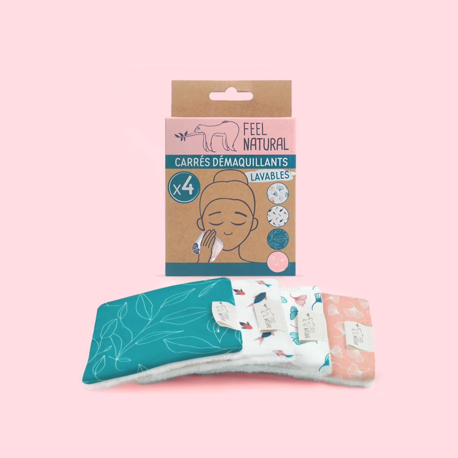 Feel natural Square make-up remover