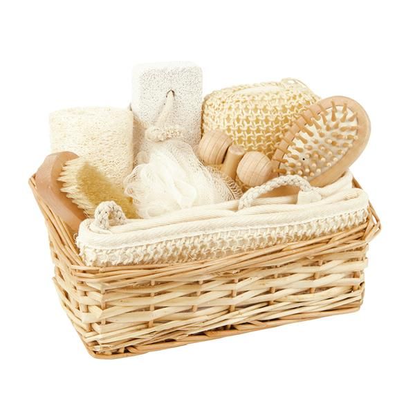 Croll &amp; Denecke gift set in wicker basket &quot;nature&quot;