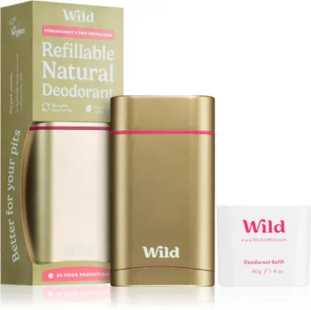 Wild gold case and Pomegranate &amp; Pink Peppercorn Deo starter pack 40g
