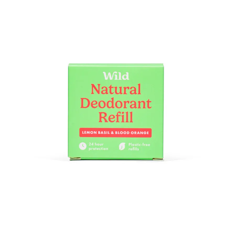 Wild Lemon, basil &amp; blood orange deo refill 40g