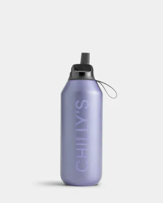 Chilly's s2 flip bottle 1lt metallic lavender