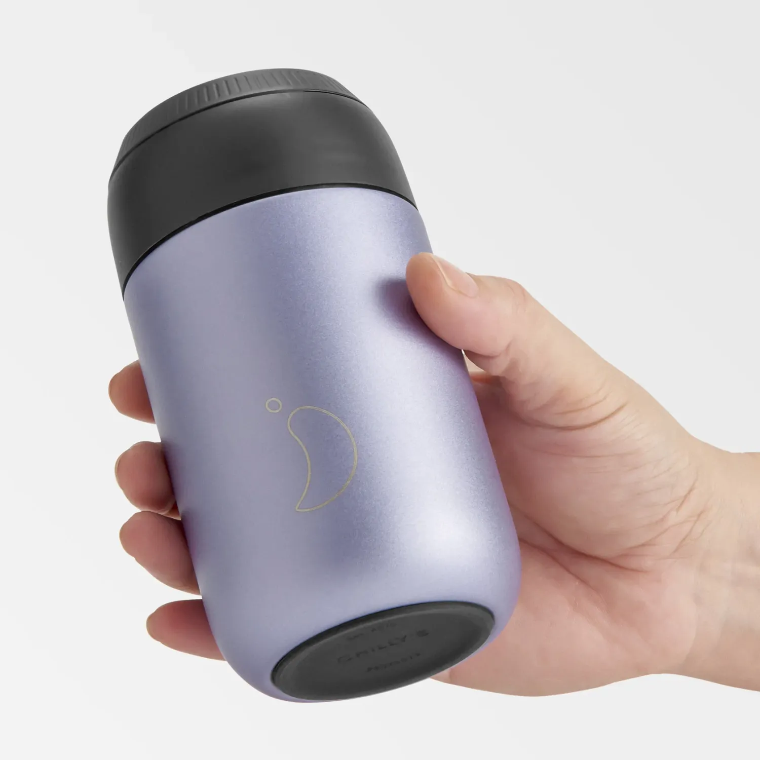 Chilly&#39;s 340ml Coffee Cup Metallic Lavender