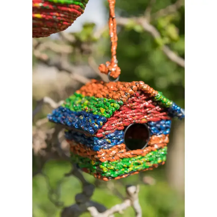 Square Birdhouse with Roof