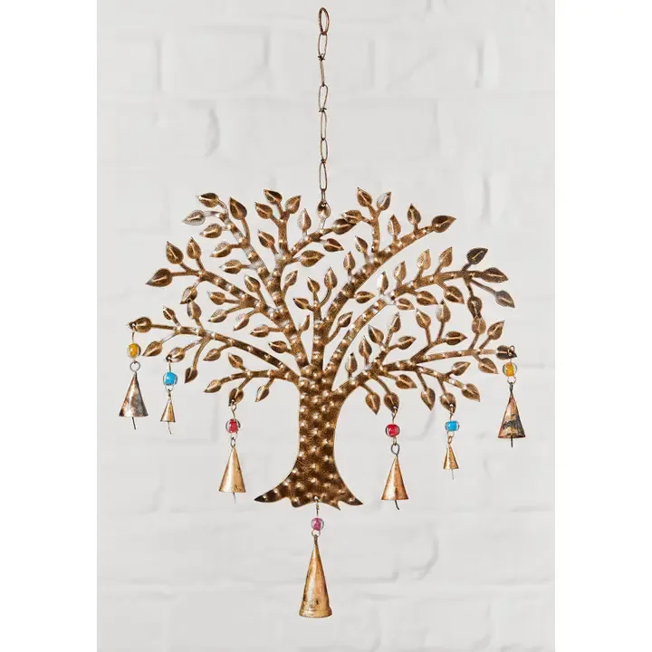 Tree of Life Windchime with Coloured Beads