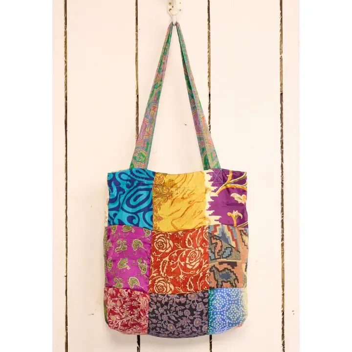 Recycled Sari Tote Bag
