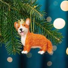 Corgi Felt Hanging Decoration