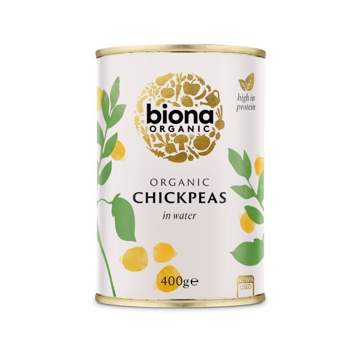 Biona Chick Peas Tinned Organic 400g
