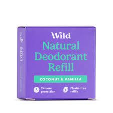 Wild sensitive coconut &amp; vanilla deo refill 40g
