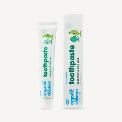 Organic Children Spearmint &amp; Aloe Vera Toothpaste
