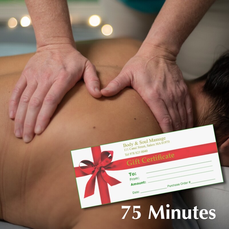 75 Minute Gift Certificate