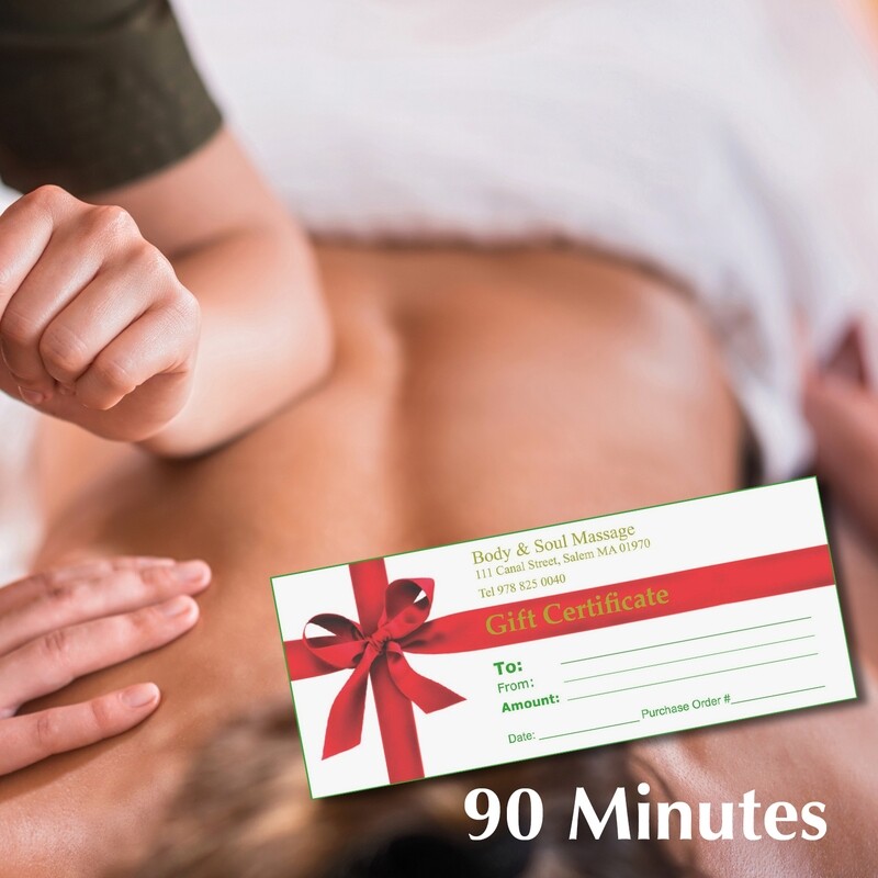 90 Minute Gift Certificate