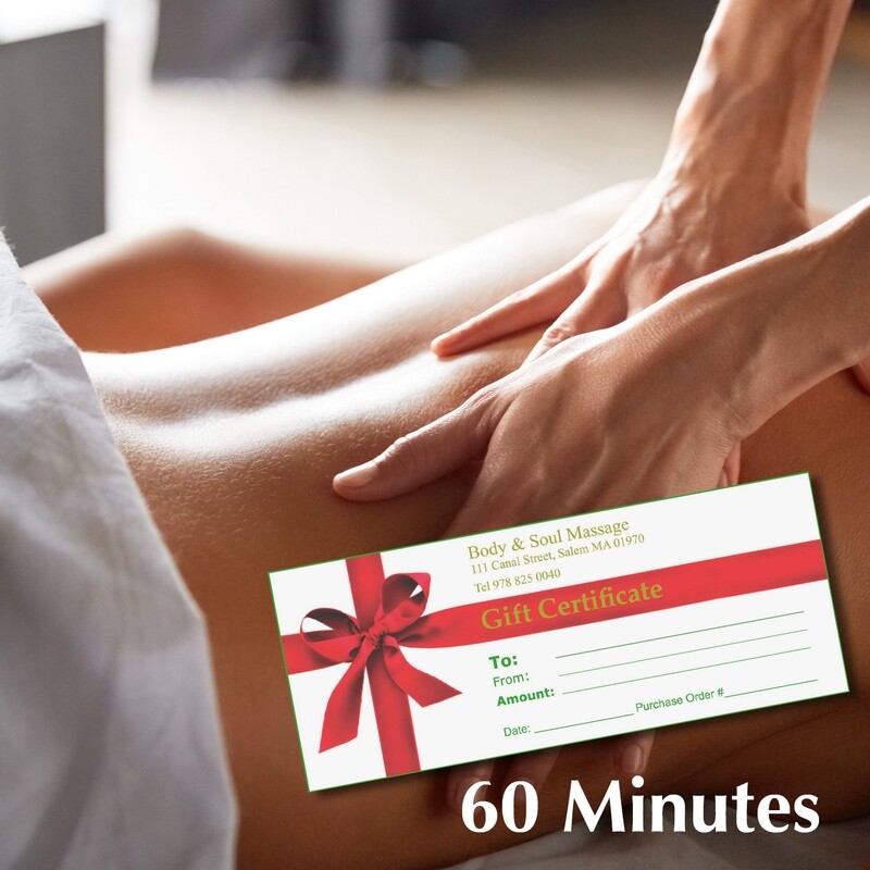 60 Minute Gift Certificate