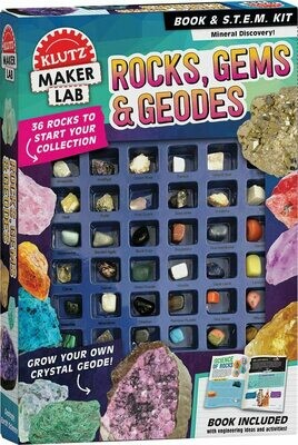 Klutz Maker Lab Rocks, Gems & Geodes