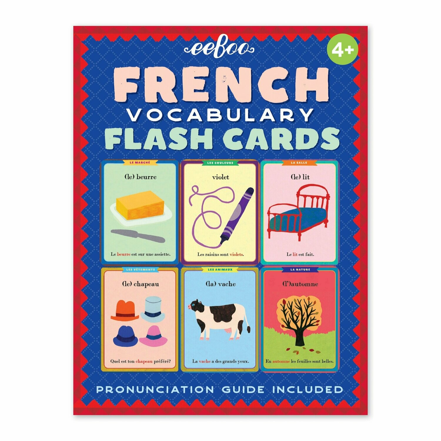 eeboo French Vocabulary Flashcards