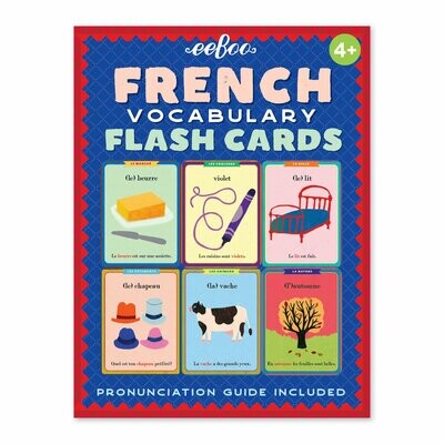 eeboo French Vocabulary Flashcards