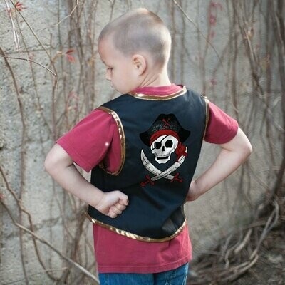 Great Pretenders Pirate Vest With Eye Patch