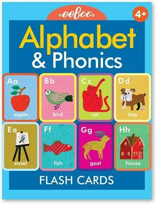 eeboo Alphabet & Phonics Flash Cards