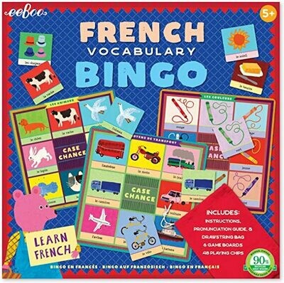 eeboo French Vocabulary Bingo 2nd Edition