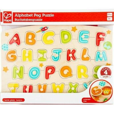 Hape Alphabet Peg Puzzle