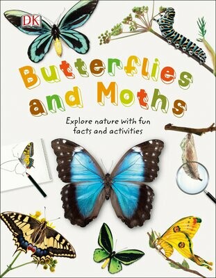 DK Books Butterflies and Moths: Explore Nature with Fun Facts and Activities