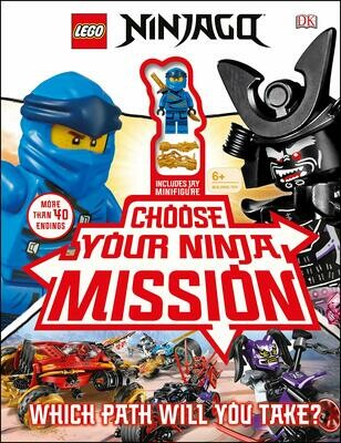 DK Books LEGO NINJAGO Choose Your Ninja Mission with Ninjago Figure
