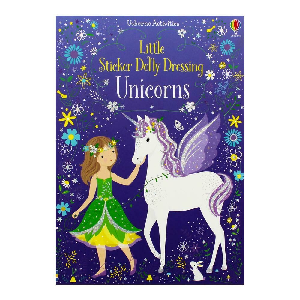 Usborne Little Sticker Dolly Dressing Unicorns