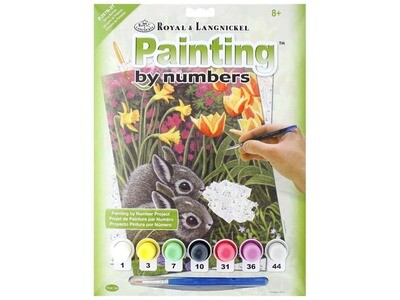 Royal Langnickel Paint By Number Pbn Spring Bunnies