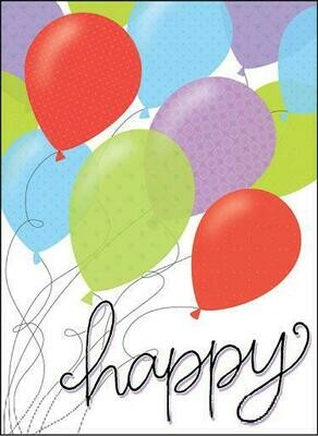 Hazy Jean Balloons - Happy Birthday