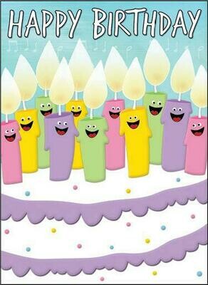 Hazy Jean Singing Candles - Happy Birthday