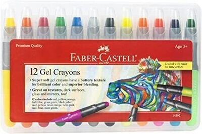 Faber Castell Gel Crayons 12pk